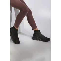 Dune London Elynn Black Slip On Fabric Trainers 6 Dune London Elynn Black Slip On Fabric Trainers -Dune London Sales unnamed file 4962