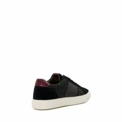 Dune London Tods Melton Black Suede Cupsole Shoes -Dune London Sales unnamed file 4966