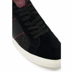 Dune London Tods Melton Black Suede Cupsole Shoes -Dune London Sales unnamed file 4968