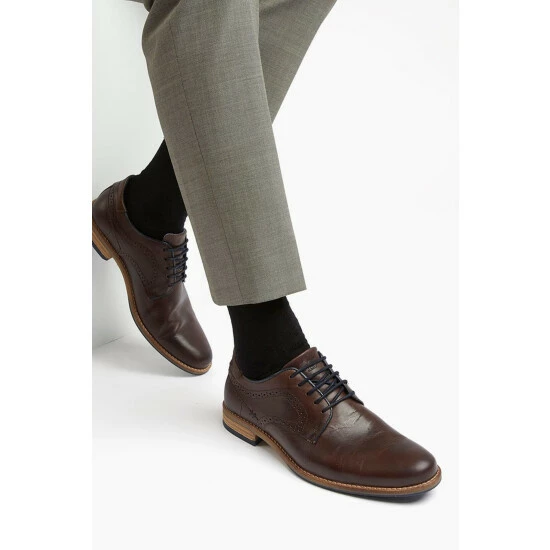 Dune London Dune Brampton Piped Gibson Shoes 7 Dune London Dune Brampton Piped Gibson Shoes - Image 5