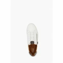 Dune London White Tribute Zip Detail Cupsole Trainers 5 Dune London White Tribute Zip Detail Cupsole Trainers -Dune London Sales unnamed file 4973
