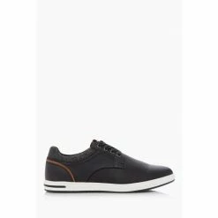 Dune London Black Trip Textured Trainers