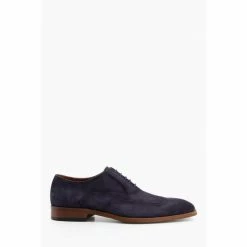 Dune London Blue Somersett Lace-Up Oxford Shoes
