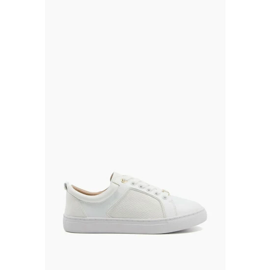 Dune London White Estee Mixed-Material Trainers 3 Dune London White Estee Mixed-Material Trainers