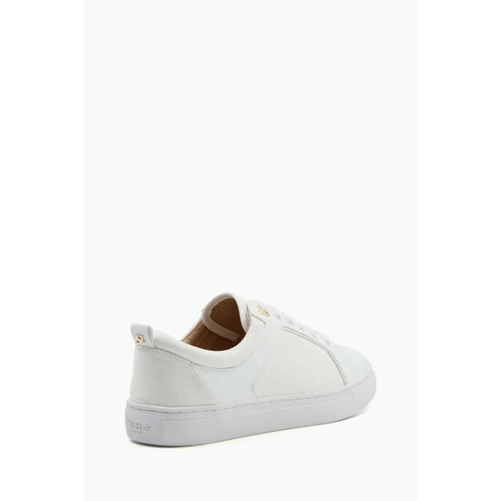 Dune London White Estee Mixed-Material Trainers 5 Dune London White Estee Mixed-Material Trainers - Image 3