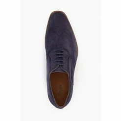 Dune London Blue Somersett Lace-Up Oxford Shoes -Dune London Sales unnamed file 502