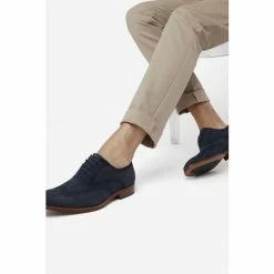 Dune London Blue Somersett Lace-Up Oxford Shoes -Dune London Sales unnamed file 503