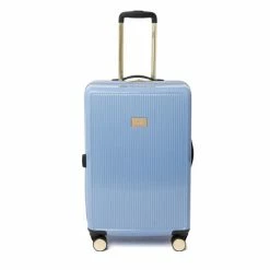 Dune London Ice Blue 67cm Medium Suitcase