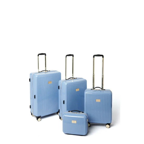 Dune London Ice Blue 67cm Medium Suitcase 5 Dune London Ice Blue 67cm Medium Suitcase - Image 3