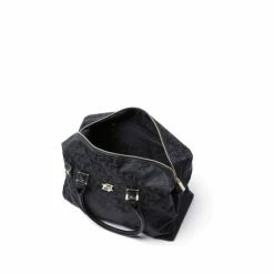 Dune London Oriel Black Monogram Holdall -Dune London Sales unnamed file 5067