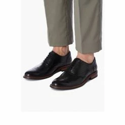 Dune London Pollodium Black Leather Heavy Brogue Shoes -Dune London Sales unnamed file 509
