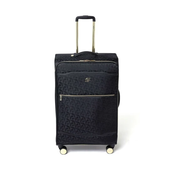 Dune London Oriel Black Monogram 78cm Large Suitcase 3 Dune London Oriel Black Monogram 78cm Large Suitcase