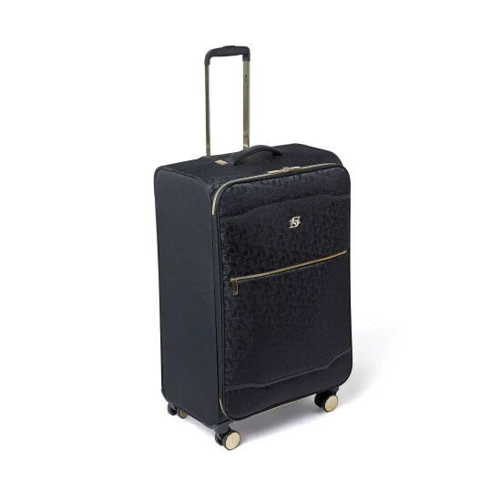 Dune London Oriel Black Monogram 78cm Large Suitcase 5 Dune London Oriel Black Monogram 78cm Large Suitcase - Image 3