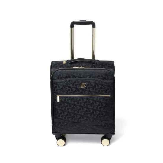 Dune London Oriel Black Monogram 55cm Cabin Case 3 Dune London Oriel Black Monogram 55cm Cabin Case