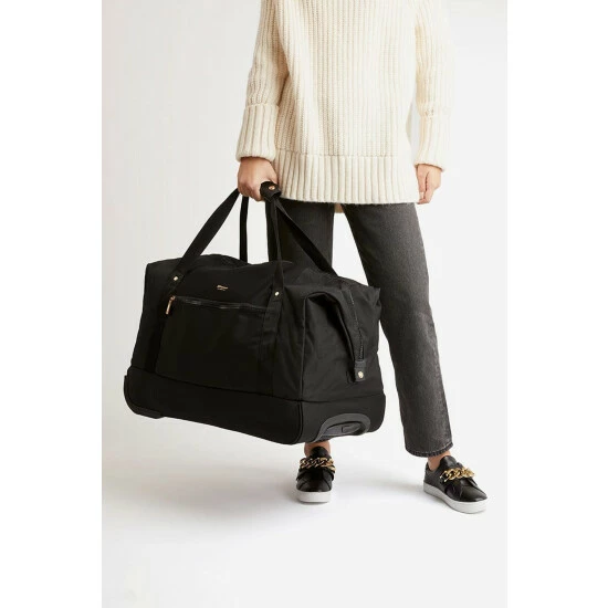 Dune London Large Oracle Wheeled Black Holdall 5 Dune London Large Oracle Wheeled Black Holdall - Image 3
