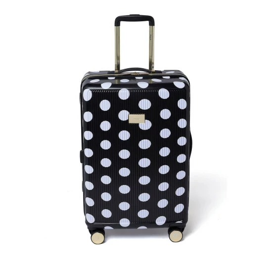 Dune London Black And White Polka Dot 67cm Medium Suitcase 2 Dune London Black And White Polka Dot 67cm Medium Suitcase