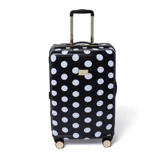 Dune London Black And White Polka Dot 67cm Medium Suitcase 7 Dune London Black And White Polka Dot 67cm Medium Suitcase - Image 6