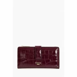 Dune London Red Klim Slimline Purse
