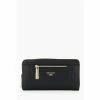 Dune London Black Kallas Stitch Detail Zip Around Wallet -Dune London Sales unnamed file 5163