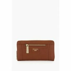Dune London Kallas Brown Zip Up Purse