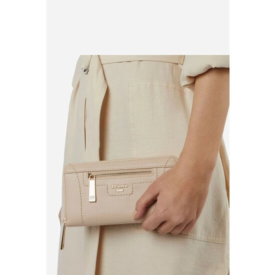 Dune London Natural Kallas Stitch Detail Zip Around Purse 7 Dune London Natural Kallas Stitch Detail Zip Around Purse - Image 5