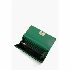 Dune London Green Kingly Foldover Purse -Dune London Sales unnamed file 5196