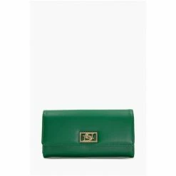 Dune London Green Kingly Foldover Purse -Dune London Sales unnamed file 5199