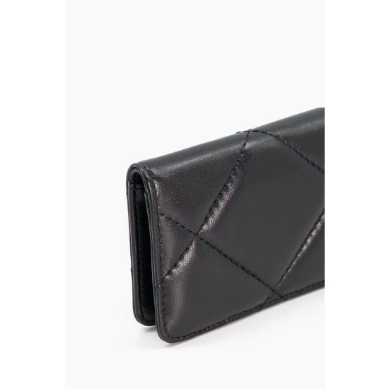 Dune London Knightsbridge Leather Quilted Black Card Purse 5 Dune London Knightsbridge Leather Quilted Black Card Purse - Image 3