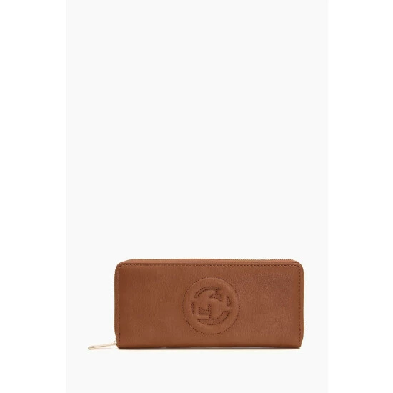 Dune London Natural Kexter Logo Zip Around Purse 3 Dune London Natural Kexter Logo Zip Around Purse