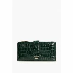 Dune London Green Klim Slimline Purse