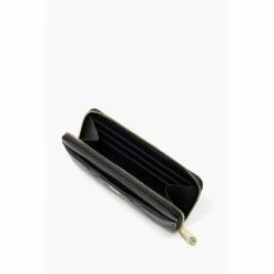 Alternative view of Dune London Kingsbury Leather Quilt Zip Aro Black Purse