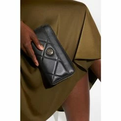 Dune London Kingsbury Leather Quilt Zip Aro Black Purse 8 Dune London Kingsbury Leather Quilt Zip Aro Black Purse -Dune London Sales unnamed file 5232