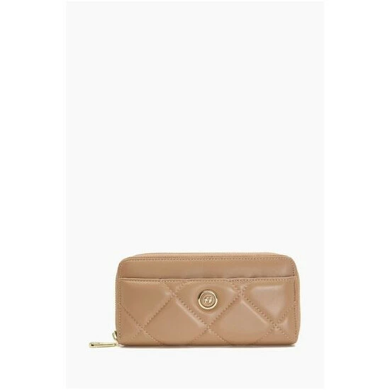 Dune London Kingsbury Leather Quilt Zip Aro Brown Purse 6 Dune London Kingsbury Leather Quilt Zip Aro Brown Purse - Image 4