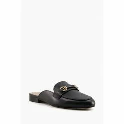 Dune London Black Glowin Backless Snaffle Trim Shoes -Dune London Sales unnamed file 524