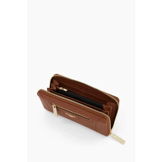 Dune London Grey Kallas Stitch Detail Zip Around Purse 5 Dune London Grey Kallas Stitch Detail Zip Around Purse - Image 3