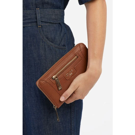 Dune London Grey Kallas Stitch Detail Zip Around Purse 6 Dune London Grey Kallas Stitch Detail Zip Around Purse - Image 4