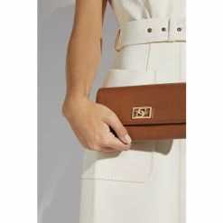 Dune London Brown Kingly Foldover Purse -Dune London Sales unnamed file 5257