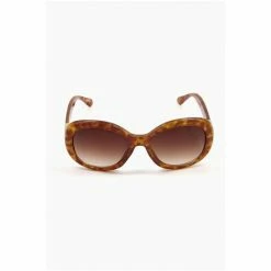 Dune London Brown Gracylou Chunky Oval Glasses -Dune London Sales unnamed file 5267