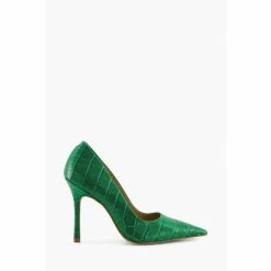 Dune London Green Bento Extreme Pointed Shoes