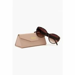 Alternative view of Dune London Pink Gretchin Wide Cateye Linear T-Shirt
