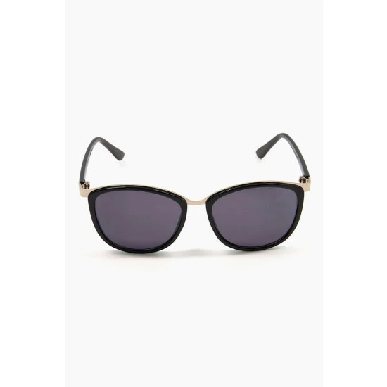 Dune London Black Ginette Metal Brow Glasses 3 Dune London Black Ginette Metal Brow Glasses