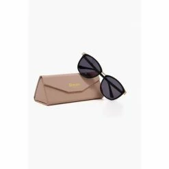 Alternative view of Dune London Black Ginette Metal Brow Glasses