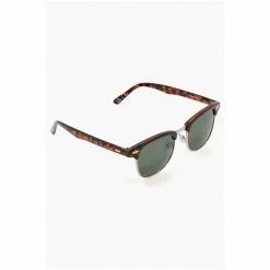 Alternative view of Dune London Brown Objective Retro Half Frame Sunglasses