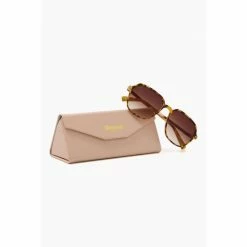 Dune London Brown Glaring Casual Aviator