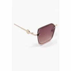 Alternative view of Dune London Natural Metalic Gerty Rimless Glam Glasses