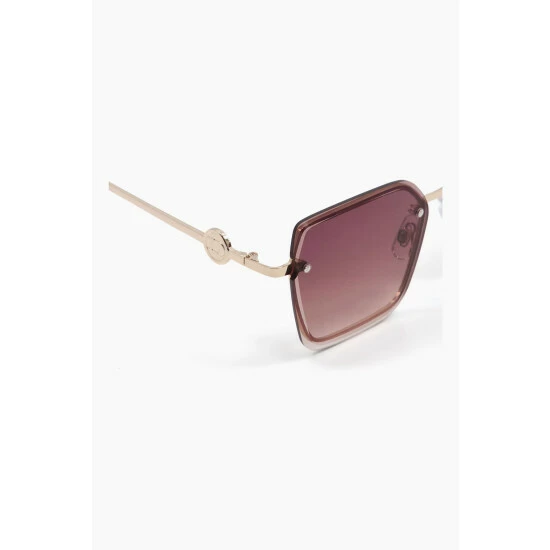 Dune London Natural Metalic Gerty Rimless Glam Glasses 4 Dune London Natural Metalic Gerty Rimless Glam Glasses - Image 2