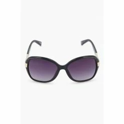 Dune London Black Grennada Oversized Sunglasses