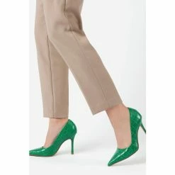 Dune London Green Bento Extreme Pointed Shoes -Dune London Sales unnamed file 531
