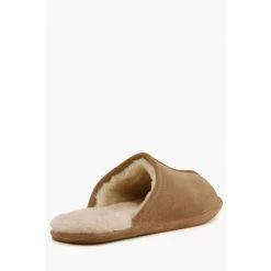 Dune London Tan Grey Forage Warm Lined Mule Slippers -Dune London Sales unnamed file 5315