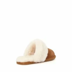 Alternative view of Dune London Wardour Sheepskin Brown Mule Slippers